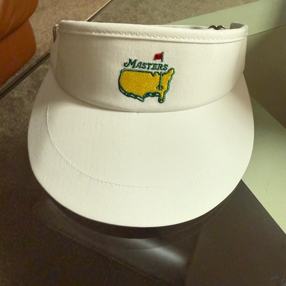 White Masters Golf Visor
